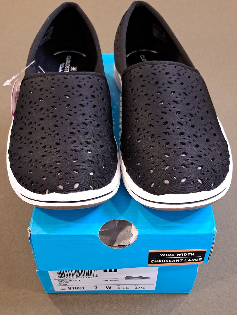 Clarks Cloudsteppers Breeze Lily - Color: Black - Size: Women 7 Wide - Picture 4 of 11